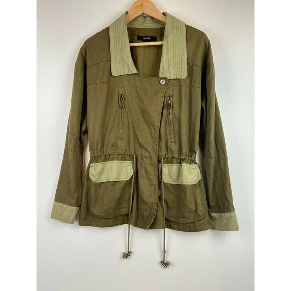 Forever 21 Women's Olive Jacket Size Small - Picture 1 of 9